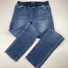 Load image into Gallery viewer, Boys Next, knit stretch denim jeans, elasticated, Inside leg: 63cm, FUC, size 11,  