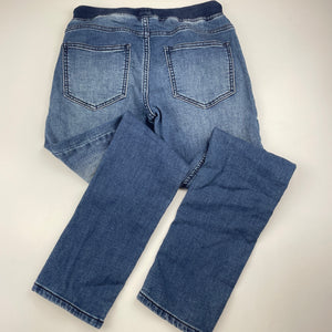 Boys Next, knit stretch denim jeans, elasticated, Inside leg: 63cm, FUC, size 11,  