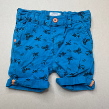 Load image into Gallery viewer, Boys Pumpkin Patch, blue cotton shorts, adjustable, FUC, size 1,  