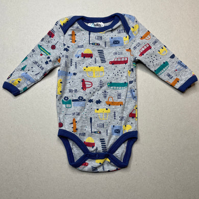 Boys 4 Baby, cotton bodysuit / romper, EUC, size 0000,  