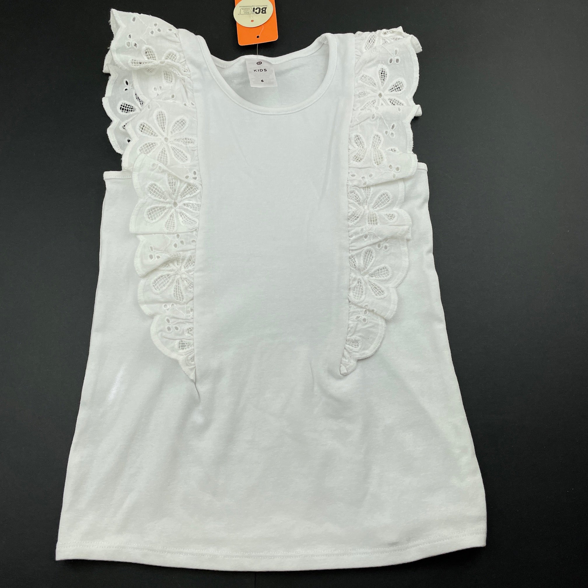 Girls White Tank Top : Target