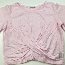 Load image into Gallery viewer, Girls Country Road, pink cotton twist front top, EUC, size 6,  