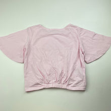 Load image into Gallery viewer, Girls Country Road, pink cotton twist front top, EUC, size 6,  