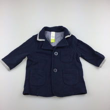 Load image into Gallery viewer, Boys Dymples, navy soft cotton lightweight jacket, GUC, size 00