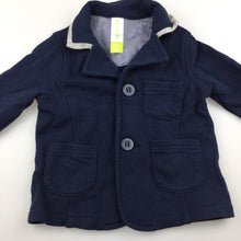 Load image into Gallery viewer, Boys Dymples, navy soft cotton lightweight jacket, GUC, size 00