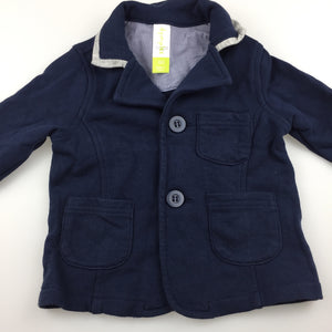 Boys Dymples, navy soft cotton lightweight jacket, GUC, size 00