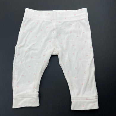 Girls Anko, cotton leggings / bottoms, EUC, size 000,  