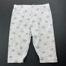 Load image into Gallery viewer, unisex 4 Baby, grey marle leggings / bottoms, GUC, size 000,  