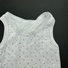 Load image into Gallery viewer, unisex Anko, grey cotton singlet top, GUC, size 000,  