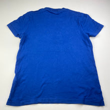 Load image into Gallery viewer, Boys Abercrombie, blue cotton muscle t-shirt / top, armpit to armpit: 41cm, GUC, size 12,  