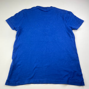 Boys Abercrombie, blue cotton muscle t-shirt / top, armpit to armpit: 41cm, GUC, size 12,  