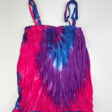 Load image into Gallery viewer, Girls AKAKENU, lightweight tie dyed playsuit, GUC, size 4,  