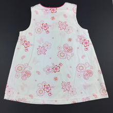 Load image into Gallery viewer, Girls Target, floral cotton dress, butterflies, GUC, size 00