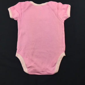 Girls Target, pink cotton bodysuit / romper, GUC, size 00