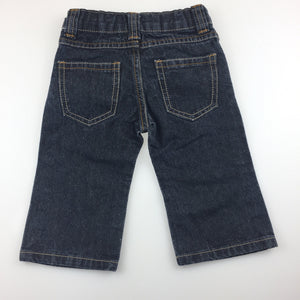 Boys Pumpkin Patch, dark denim jeans, adjustable, GUC, size 0