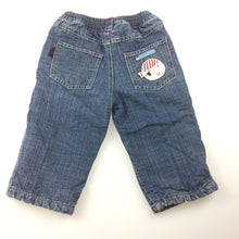 Load image into Gallery viewer, Boys Pumpkin Patch, cotton lined denim jeans, elasticated waist, GUC, size 0