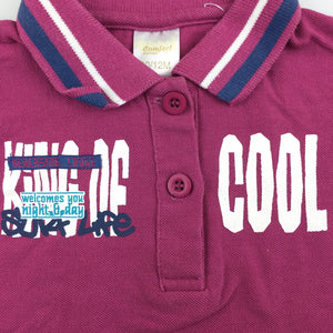 Girls Dirkje, cotton polo shirt / t-shirt, GUC, size 12 months