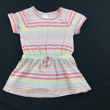 Load image into Gallery viewer, Girls Target, pastel stripe casual dress, GUC, size 00