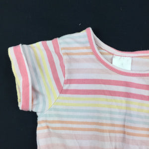 Girls Target, pastel stripe casual dress, GUC, size 00