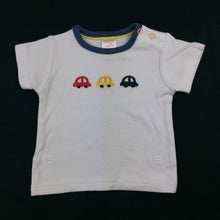 Load image into Gallery viewer, Boys Ollie&#39;s Place, soft cotton t-shirt / tee, cars, GUC, size 000