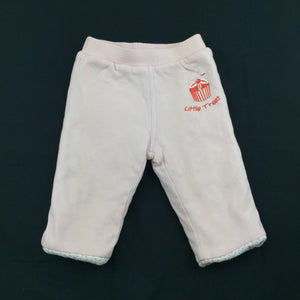 Girls Pumpkin Patch, lined cotton winter pants / bottoms, FUC, size 000