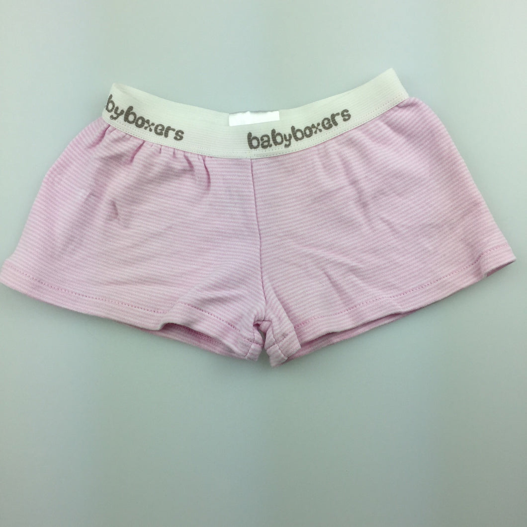 Girls Babyboxes, soft organic cotton shorts, GUC, size 000