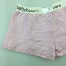 Load image into Gallery viewer, Girls Babyboxes, soft organic cotton shorts, GUC, size 000