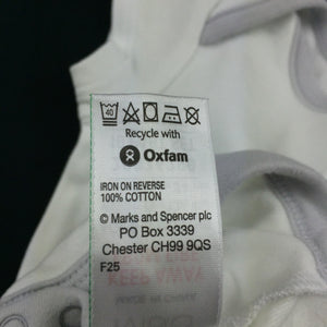Unisex M&S, soft cotton bodysuit / romper, bird, GUC, size 000