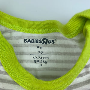 Boys Babies R Us, striped cotton t-shirt / tee, GUC, size 0
