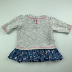 Girls Tiny Little Wonders, casual long sleeve sweater dress, GUC, size 00