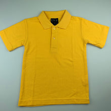Load image into Gallery viewer, Unisex LWR, yellow / gold school polo shirt, EUC, size 4