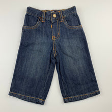 Load image into Gallery viewer, Boys Gymboree, dark denim jeans, elasticated, GUC, size 00