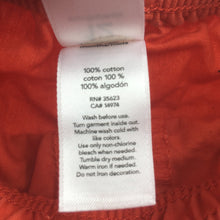 Load image into Gallery viewer, Boys Carter&#39;s, orange cotton pants, elasticated waist, FUC, size 0-1