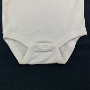 Girls Jenni Kayne, soft cotton bodysuit / romper, Wednesday, FUC, size 000