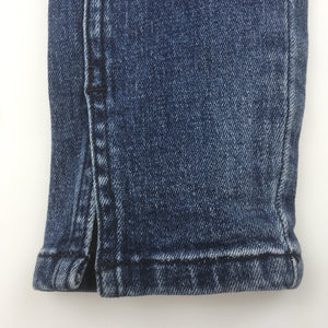 Girls Witchery, blue stretch straight leg, cropped jeans, adjustable waist , NEW, size 7