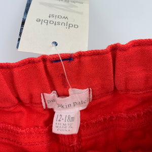 Girls Pumpkin Patch, bright stretch cotton skirt, adjustable, NEW, size 1