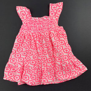 Girls Tiny Little Wonders, soft cotton floral summer dress, GUC, size 000