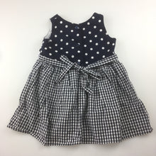 Load image into Gallery viewer, Girls Isader, cotton summer / party dress, 6-9 months, GUC, size 0