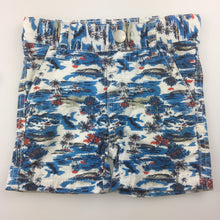Load image into Gallery viewer, Boys Pumpkin Patch, cotton shorts, Hawaiian print, adjustable waist, EUC, size 0000