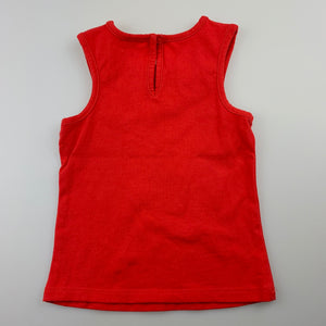 Girls Target, tank / t-shirt, sequin collar, GUC, size 1