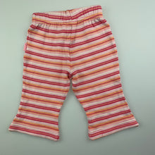 Load image into Gallery viewer, Girls Pumpkin Patch, soft stretchy striped pants / bottoms, GUC, size 000