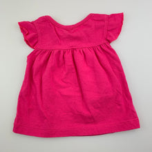 Load image into Gallery viewer, Girls Tiny Little Wonders, pink cotton t-shirt / top, GUC, size 000