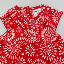 Load image into Gallery viewer, Girls ZEB, bright floral cotton t-shirt / top, EUC, size 00