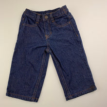 Load image into Gallery viewer, Boys Nautica, dark denim jeans / pants, elasticated, EUC, size 12 months