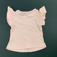 Load image into Gallery viewer, Girls Kids &amp; Co Baby, peach cotton t-shirt / top, swans, GUC, size 0000