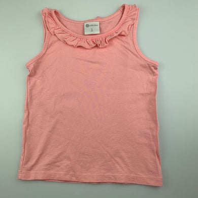 Girls B Collection, pink cotton tank top / t-shirt, GUC, size 5