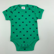 Load image into Gallery viewer, Boys Target, green soft cotton bodysuit / romper, EUC, size 0000