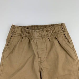 Boys Carter's, beige lightweight cotton pants, elasticated, EUC, size 12 months