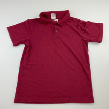 Load image into Gallery viewer, Unisex Target, maroon school polo shirt / tee / top, EUC, size 8