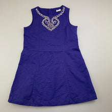 Load image into Gallery viewer, Girls Jack &amp; Milly, beaded cotton party dress, GUC, size 3